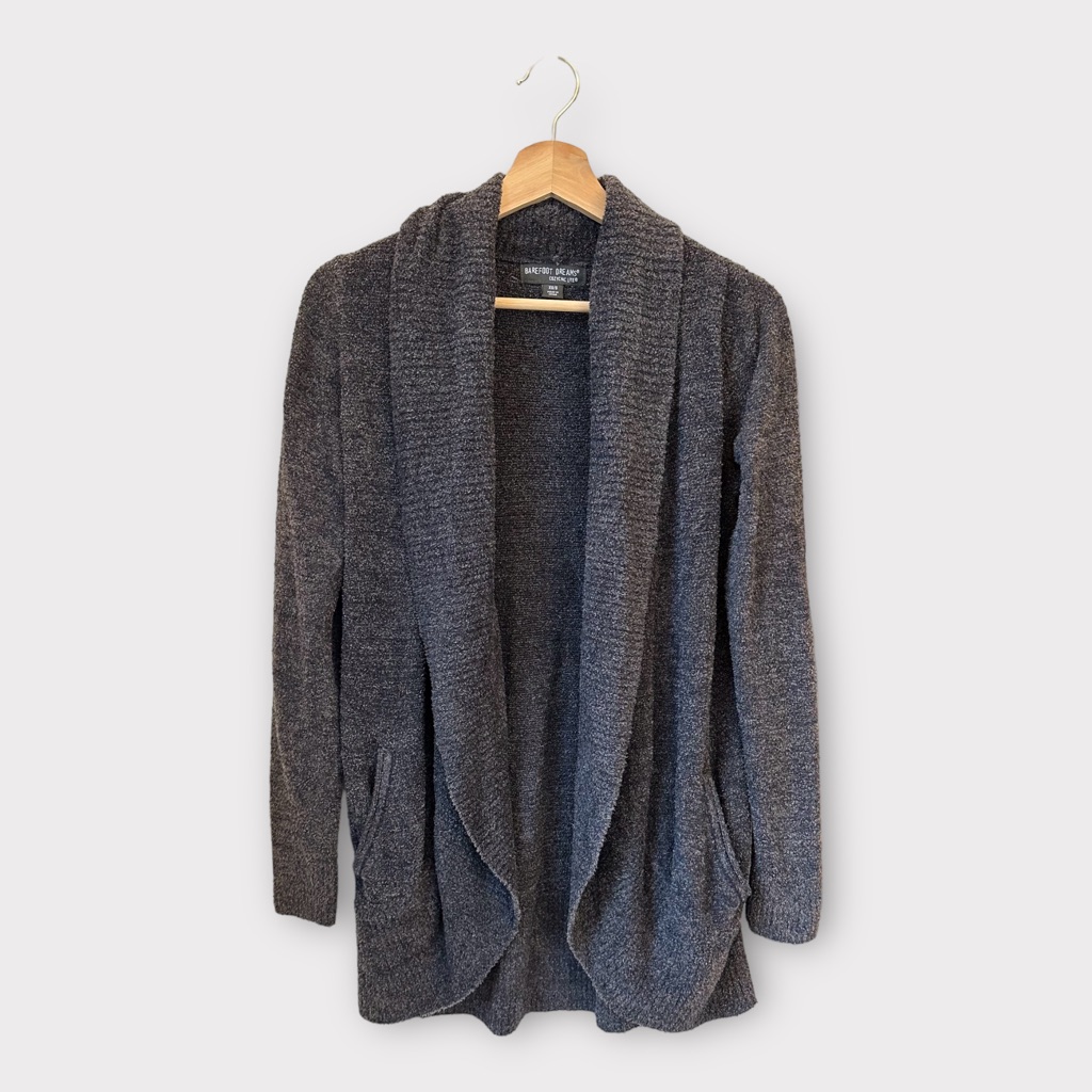 Barefoot Dreams Cozychic Lite Circle Knit Cardigan Size Xs/S
